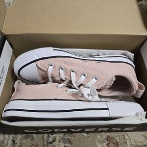 Converse Pink Canvas Sneakers